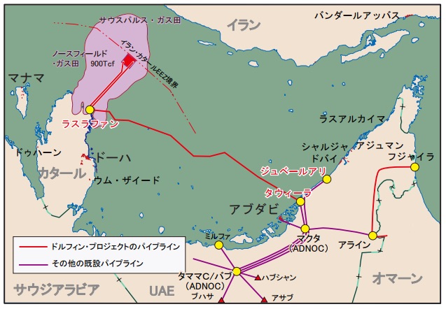 （図2）ドルフィン社のパイプライン