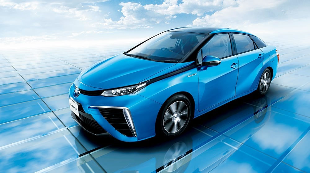 写真）燃料電池車トヨタ「MIRAI」