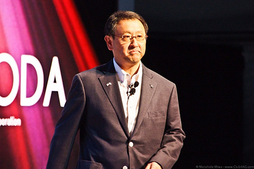 写真7：トヨタ自動車 豊田章夫社長