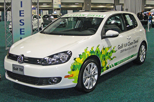 写真3：VW Golf TDI クリーンディーゼル2010年ワシントン自動車ショー