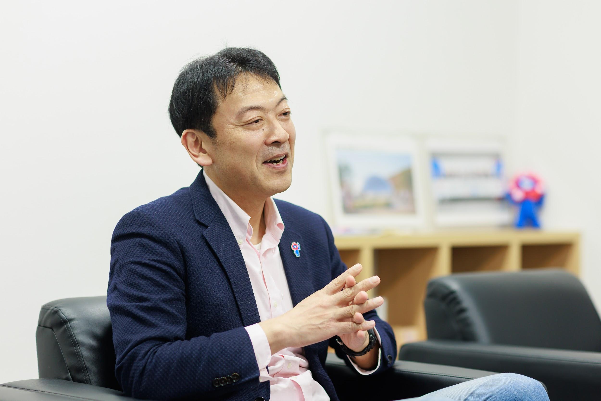 写真)電力館 岡田康伸館長